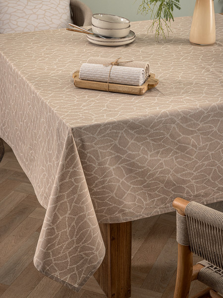 Palamaiki Τραπεζομάντηλο Formal Dinner 140x180 MH300 Καφέ