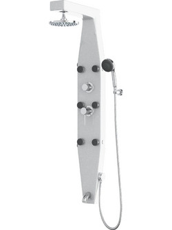 Sanitec A802 - Στήλη Υδρομασάζ 3 Εξόδων Metallic ICE A-802-14