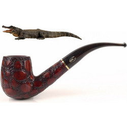 SAVINELLI ALLIGATOR 606 BROWN 9mm πίπα καπνού κυρτή 606P169B9