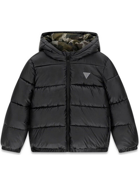 Guess Παιδικό Μπουφάν Puffer Μαύρο L6YL01W2655-JBLK