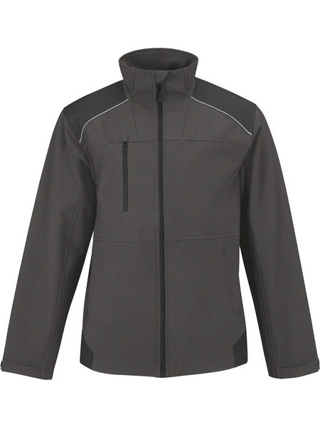 Μπουφάν Shield Softshell PRO αδιάβροχο και αντιανεμικό JUC42 B & C Dark Grey