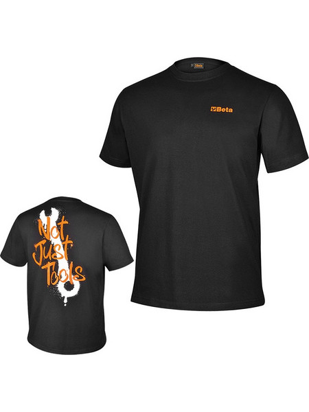 T-shirt εκτύπωση γκράφιτι M ΜΑΥΡΟ
