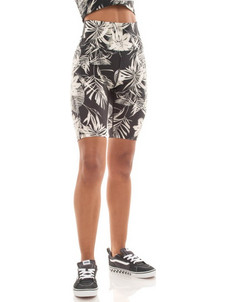 BE:NATION Printed Biker Legging Γυναικείο Κολάν Μαύρο