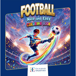Nice Αnd Easy Coloring Book - Football
