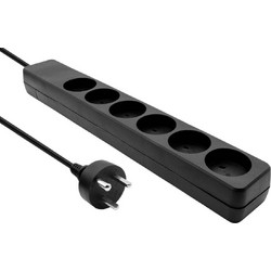 ProXtend Πολύπριζο 6 Θέσεων με USB-A και Καλώδιο 2m (KIT6-KIT02B)