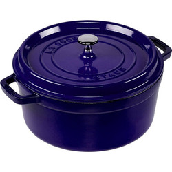 Staub Πυρίμαχη Μαντεμένια Κατσαρόλα Στρογγυλή με Καπάκι 26cm 5.2lt 40510-284-0