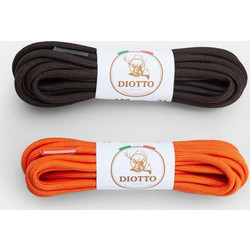 DIOTTO Κορδόνια Για Μποτάκια 1.50 cm (Πορτοκαλί -Καφέ) - Πορτοκαλί