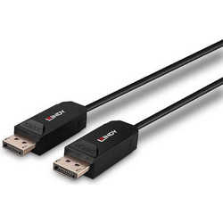 Lindy Cable DisplayPort male - DisplayPort male 20m Μαύρο (38522) 4002888385220