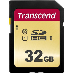 Transcend 500s SDHC 32GB Class 10 U1 UHS-I