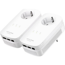 TP-Link TL-PA8030PKIT Powerline Διπλό Kit για Ενσύρματη Σύνδεση με 3 Θύρες Ethernet & Passthrough Πρίζα