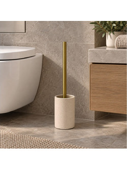 ΑΞΕΣΟΥΆΡ ΜΠΆΝΙΟΥ TOILET BRUSH PLAIN POLYRESIN ORIA SABLE DOUCEUR D