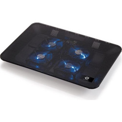 Conceptronic CNBCOOLPADL4F Cooling Pad Laptop έως 17.3" με 4 Ανεμιστήρες & Φωτισμό