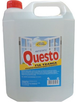 Αντιστατικό υγρό τζαμιών Questo 4Lt