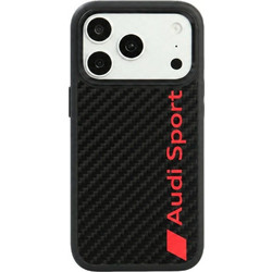 Audi R8 Carbon Fiber MagSafe Θήκη iPhone 18 Pro / 17 Pro Black (AUS-TPUPCMIP18P-R8/D2-BK)