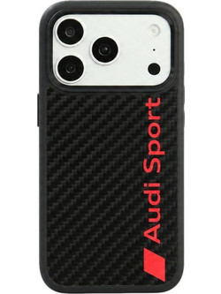 Audi R8 Carbon Fiber MagSafe Θήκη iPhone 18 Pro / 17 Pro Black (AUS-TPUPCMIP18P-R8/D2-BK)