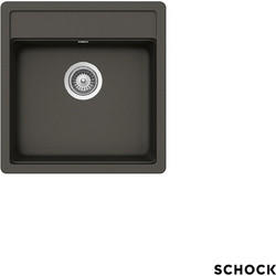 Schock Manhattan Cristalite Asphalt Ένθετος Νεροχύτης Γρανίτη Ματ 49x51cm 30050-1421