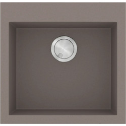 Sanitec Ultra Granite 816 Υποκαθήμενος Νεροχύτης Γρανίτη Ματ Sienna 50x50cm