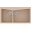 Sanitec Classic 326 Επικαθήμενος Νεροχύτης Γρανίτη Ματ Granite Sand 93x51cm