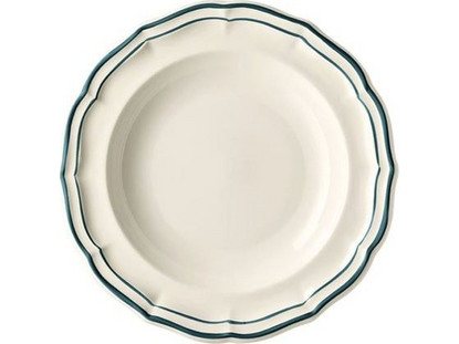 Πιάτα Βαθιά Σετ 4 Τεμαχίων Filet Acapulco Faience Gien (22.5 cm)
