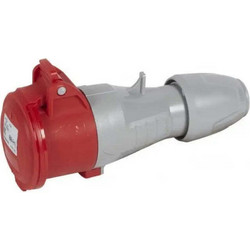 Mobile socket P17 - IP44 - 380/415 V - 16 A - 3P+E