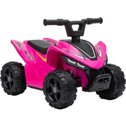 Παιδικό Quad Ηλεκτρικό 6V Παιδικό Quad με Μπαταρία Λιθίου Λειτουργία Προώθησης Χειρισμός με Κουμπί Τιμονιού 1,5-2 Ετών Ανοιχτό Κόκκινο