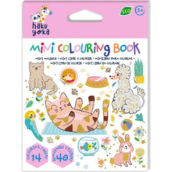 Haku Yoka Μπλοκ Ζωγραφικής Mini Colouring Book Lovely Pets