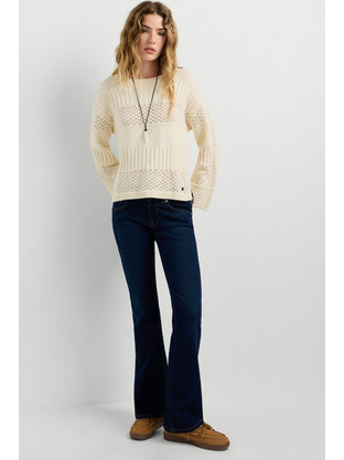 Pepe Jeans Flare LW Pimlico Γυναικείο Τζιν Παντελόνι Καμπάνα