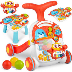 Ricokids Περπατούρα & Τραπέζι Παιχνιδιού White/Red RK-810