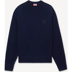 KENZO blue black 'KENZO Double K' πλεκτή μάλλινη μπλούζα