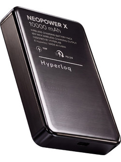 Hyperloq NeoPower X Wireless Magsafe Power Bank 10000mAh 20W με Θύρα USB-A & Θύρα USB-C Power Delivery Black