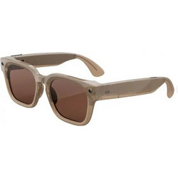 Meta Glasses Fury Sandstone Frame, Dark Amber Lens, Standard & Adjustable Bridge (SK-1001898-01)