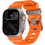 Tech-Protect Motion Λουράκι Σιλικόνης Signal Orange (Apple Watch 44 / 45 / 46 / 49mm)