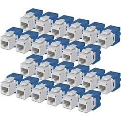 StarTech Keystone 24τεμ. CAT6 Toolless 180 Λευκό