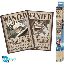 Abysse One Piece Wanted Law & Kid Σετ 2 Αφίσες 52x38