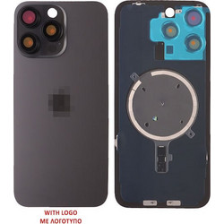Καπάκι Μπαταρίας - Πλαίσιο iPhone 15 Pro Max OEM Battery Cover - Frame Black i15