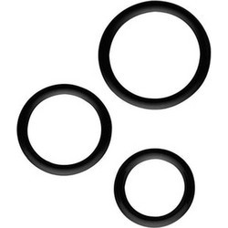 Chisa Novelties Magnum Force Cock Ring Ελαστικό Δαχτυλίδι Πέους Σιλικόνης Μαύρο