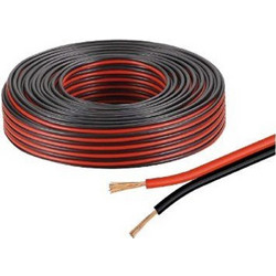 Gbs Elettronica 13.0020.76 - Καλώδιο Ηχείων 2Χ0.75mm Πλακέ 2 Ζευγών Μαύρο/Κόκκινο