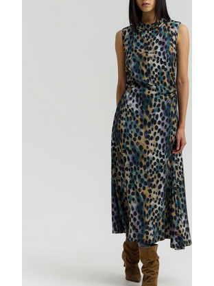 Namaste Deanna Φόρεμα Βισκόζη Blue Multi WW0826002