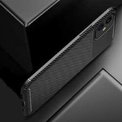 Ancus AutoFocus Carbon Fiber Back Cover Black (iPhone 12 mini)