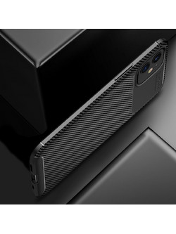 Ancus AutoFocus Carbon Fiber Back Cover Black (iPhone 12 mini)