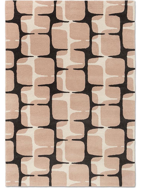 Χαλί Going Lohko Dusk 123105 Blush Pink-Dark Brown-Cream Scion 120X180cm