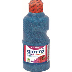 GIOTTO ΤΕΜΠΕΡΑ GLITTER ΜΠΛΕ 250ML