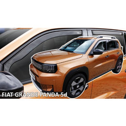 ΣΕΤ ΑΝΕΜΟΘΡΑΥΣΤΕΣ ΓΙΑ FIAT GRANDE PANTA /GRANDE PANTA HYBRID /GRANDE PANDA ELECTRIC 5D 2025+ ΖΕΥΓΑΡΙ ΑΠΟ ΕΥΚΑΜΠΤΟ ΦΙΜΕ ΠΛΑΣΤΙΚΟ HEKO | Heko