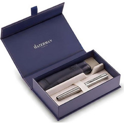 Σετ Δώρου Πένα Waterman Impression Stainless Steel CT με Δώρο Στυλοθήκη