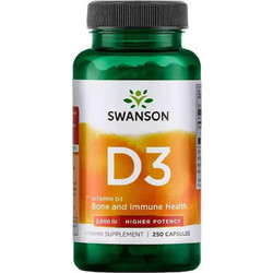 Swanson D3 2000iu 250 Κάψουλες