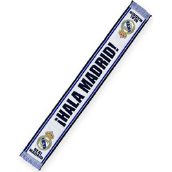 Real Madrid CF Official Scarf - 'Hala Madrid' Jacquard Knit - Size U (RM4BUF47)
