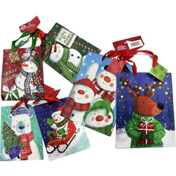 Τσάντα Δώρου Xmas σετ 2τεμ 23x18cm 23x18x10cm Xmasfest 1133279