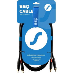 Cable 2x RCA male - 2x RCA male 3m RCARCA3 SS-1433