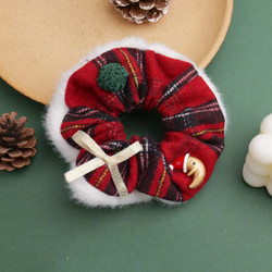 Christmas Series καρό λαστιχάκι μαλλιών