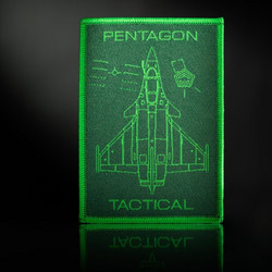 Κεντητό Σήμα Pentagon | Rafale Linear Patch - Light Green